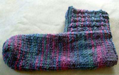 Slipper Boots Knitting Pattern