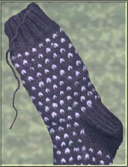 Free Knit &amp; Crochet Sock Pattern - free on-line knitting patterns