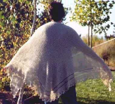 Trinity Stitch Shawl