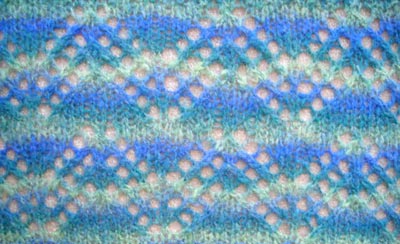 Triple Chevron Knitting Stitch Pattern