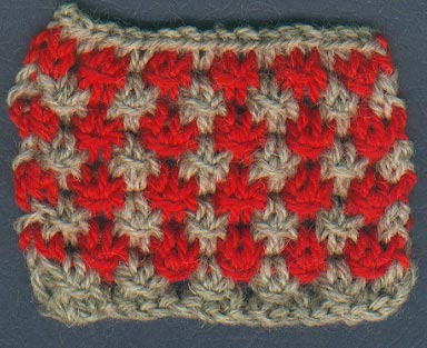 Two Color Star Stitch