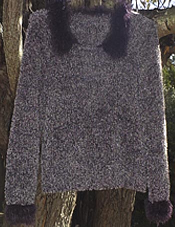 Fur Collar Pullover