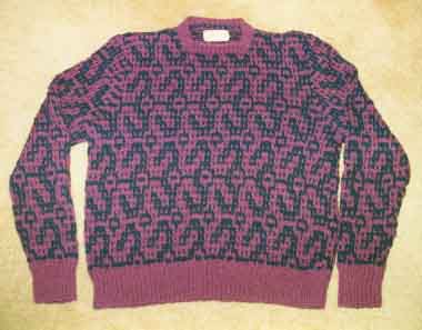 Man's Mosaic Pullover