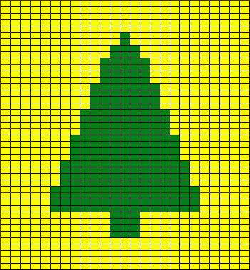 Knitting Chart Tree