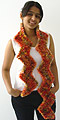 Garter Stitch Zig Zag Scarf Knitting Pattern